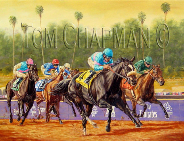 Classic Zenyatta, Breeders' Cup Classic 2009, giclee canvas print