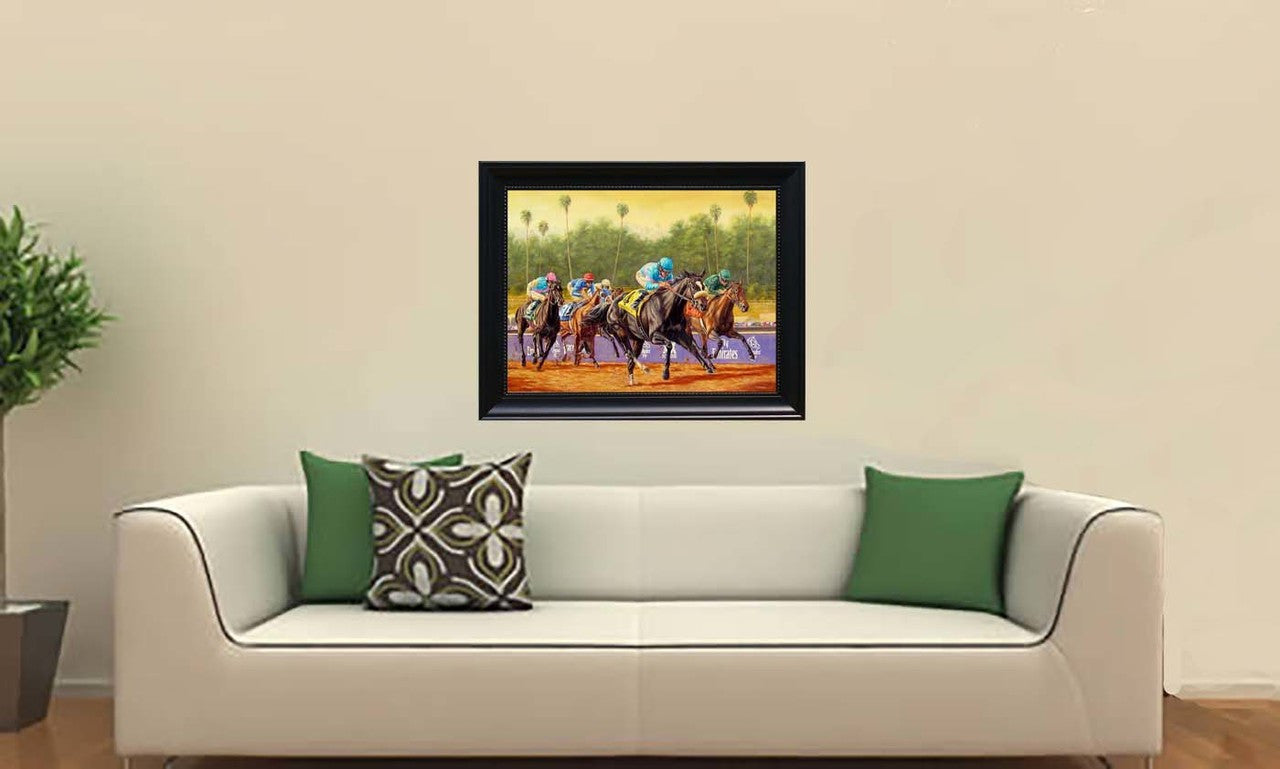 Classic Zenyatta, Breeders' Cup Classic 2009, giclee canvas print
