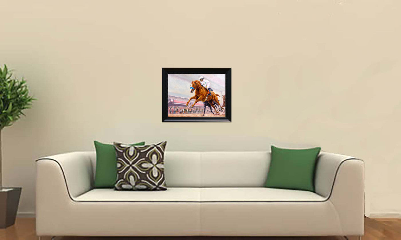 Justify Flies in the Preakness