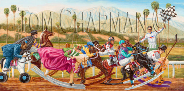 Legends on Tour, 2008 - horseracing giclee canvas print